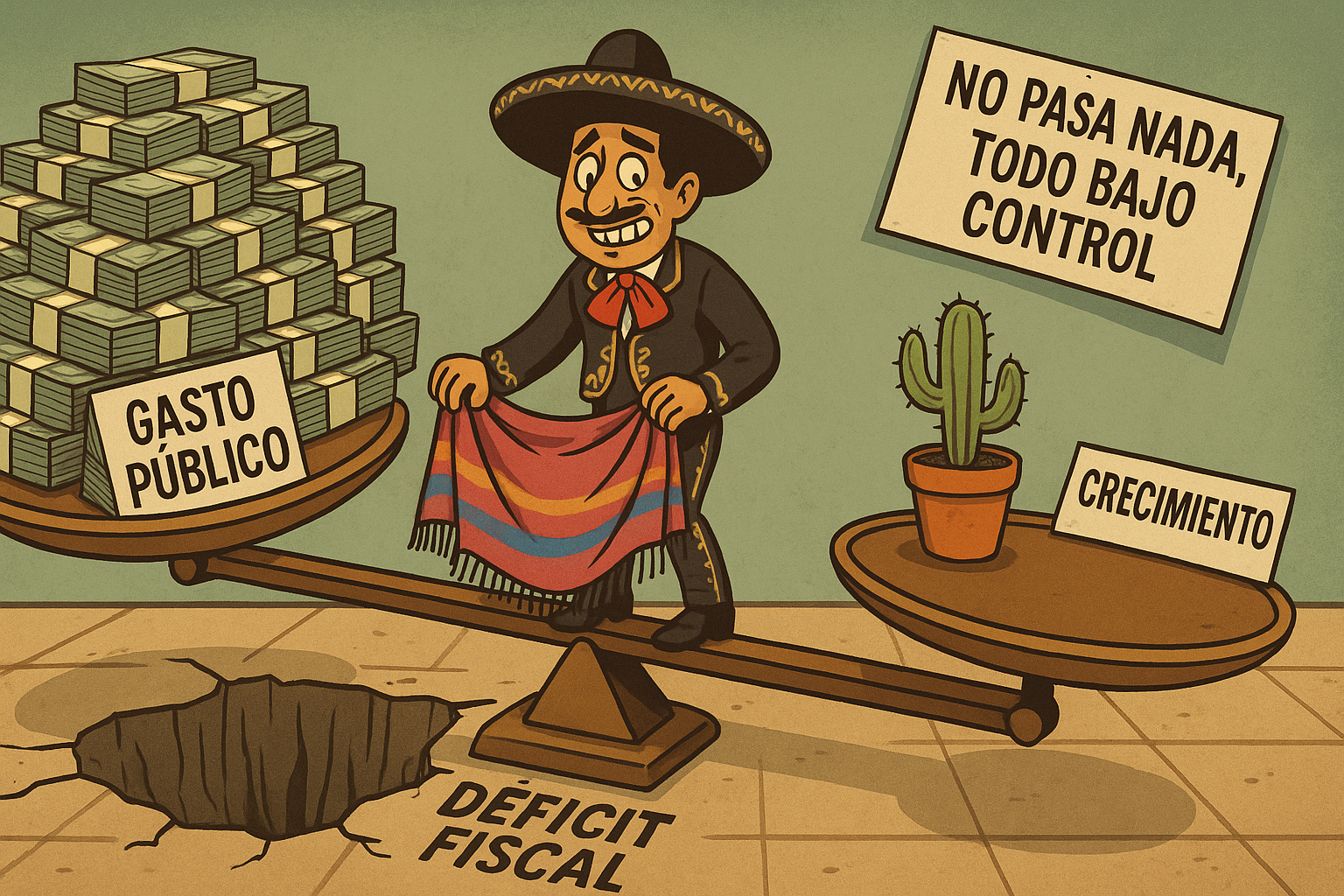 México gasta más de lo que crece, un déficit que ya no se puede esconder