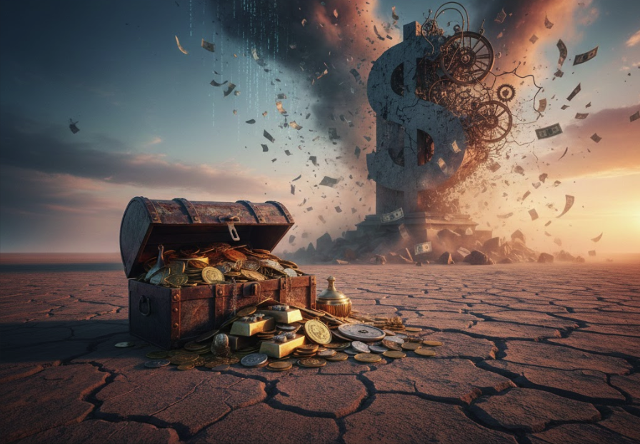 Oro y plata en la era de la desconfianza del dinero fiduciario