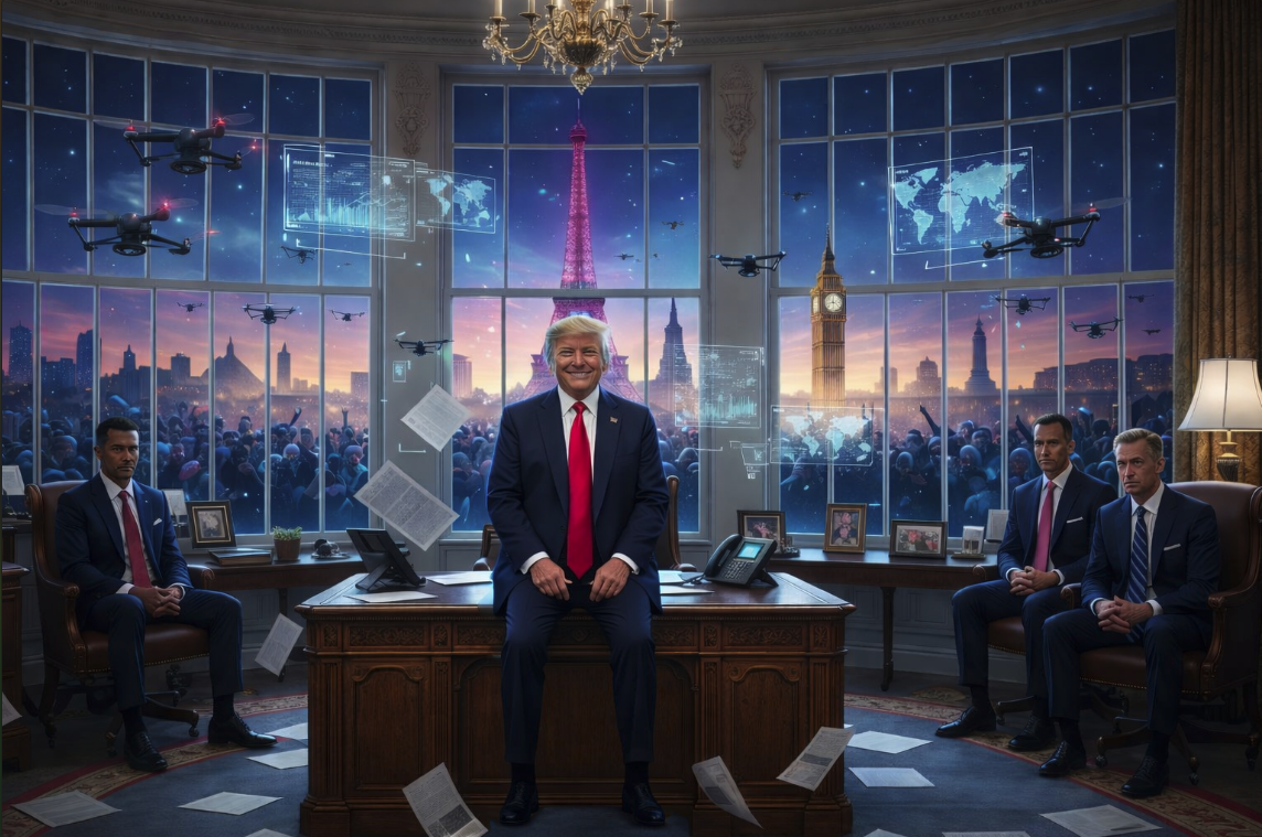 El poder sin protocolo: Trump y la geopolítica como espectáculo